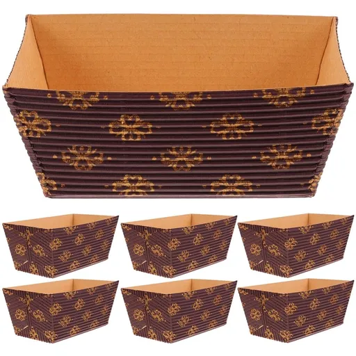 Bread Loaf Pan Paper 25Pcs 3.74X2.17X1.57In