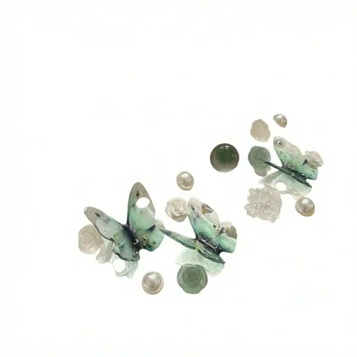 Shoe Charms Butterfly Decoration Bling Accessories for Women Clogs Sandals Pearl Camellia Rose