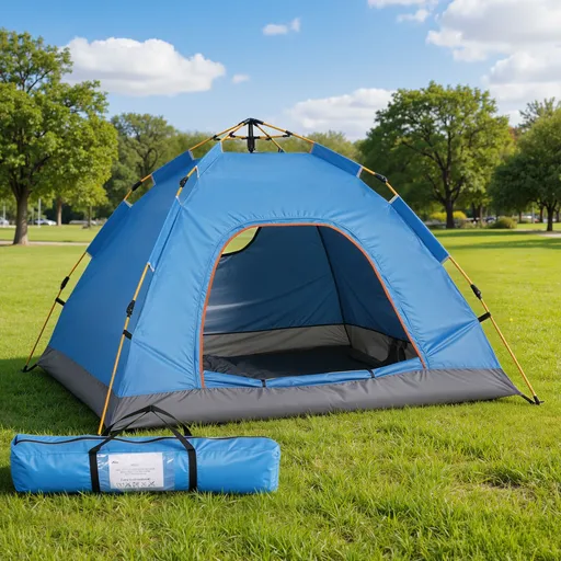 Weisshorn Camping Tent Instant Tent Pop up 2 Person Outdoor Hiking Tents Hiking Blue