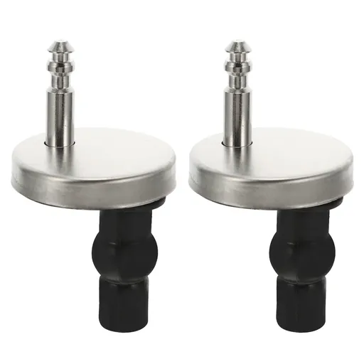 Universal Toilet Seat Bolts and Screws,Quick Release Top Hinge Fixings,Easy to Install- Toilet Seat Replacement Parts Kit(2 Pcs)