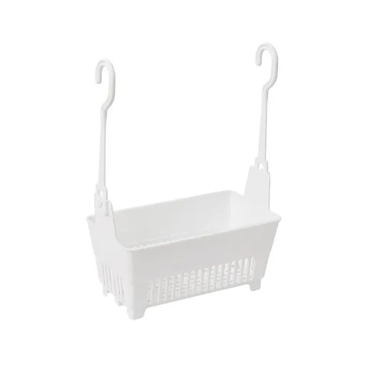 Rack , Sundries Hanging Basket Storage Drain Bag Shower Baskets with Hook Organizer As shown