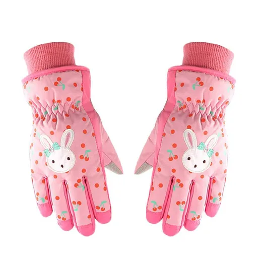 Kids Ski Snow Gloves Winter Cold Weather Windproof Warm Snowboard Sport Mittens for Boys Girls Warm Gloves Snow Mittens