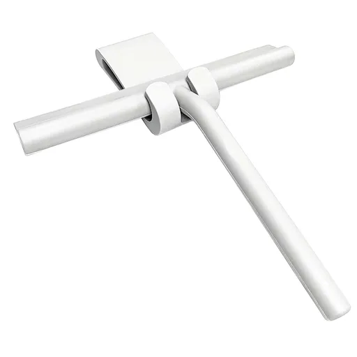 silicone wiper, all-purpose cleaner, glass cleaner, car window cleaner, bathroom glass cleaner, kitchen counter cleaner, window squeegee, household cleaning tool, commercial cleaning tool, streak-free wiper - White - Size 2PCS