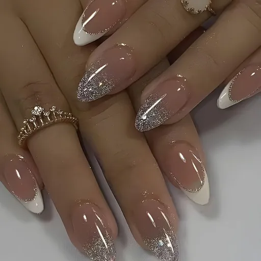 Press-On Nails For Weddings, Parties & Daily Wear – Glamorous, Easy To Apply Nail Extensions (Nude Pink)