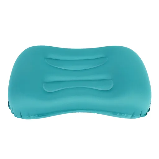 Inflatable Pillow TPU Ergonomic Foldable Portable Blow Up Pillow for Camping Travel Tent Peacock Blue