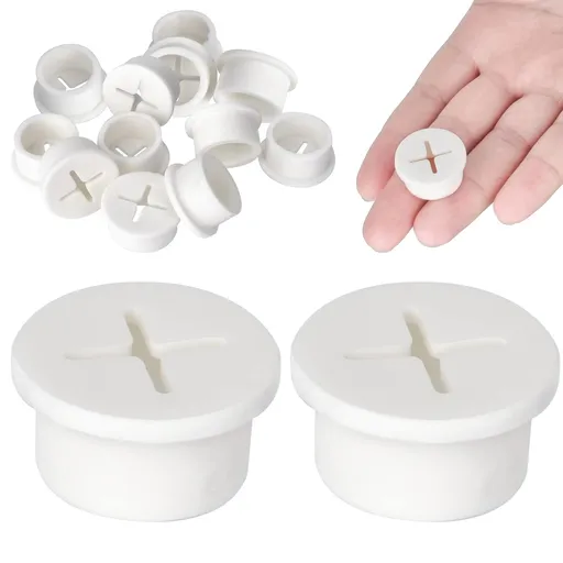 12 Pcs Cable Cord Grommet Silicone Cable Grommet 3/4" Wire Hole Cover Cable Management Wire Organizer Cable Pass Through Desk Grommet for Table, Computer Desk, Office, Home