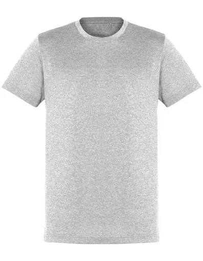 Mens Plain 100% Cotton T-Shirt Basic Blank Casual Short Sleeve Tee Top in Grey Marle