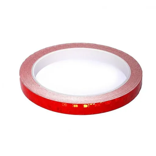 8m Reflective Tape for Bikes Cars Motorcycles Waterproof High Visibility Strip - Red