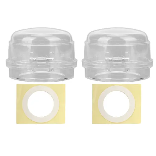 2pcs Gas Stove Knob Covers Child Proof Gas Stove Knob Covers Protector for Home KitchenTransparent