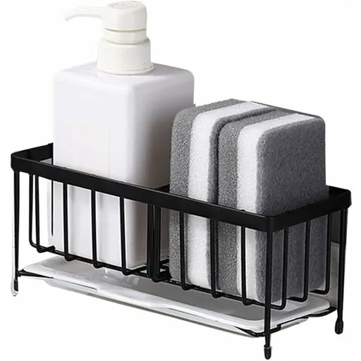 Sponge Holder Kitchen Rack Sponge Holder For Sinier Kitchen Sink Organizer Anti-Rust Monkey Spongers Scurbers Soap