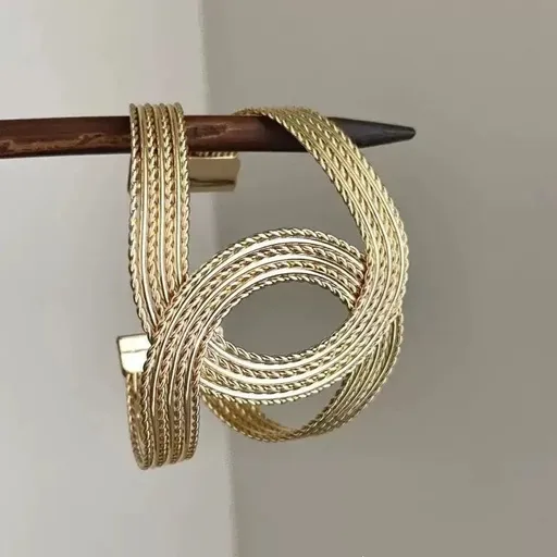 Advanced Wide‑Edge Bracelet | Holiday Matching Accessory | Fashion Versatile Stackable Wrist Bangle