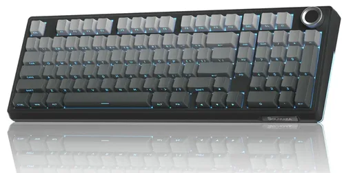 Solakaka Ki99pro 3‑Mode RGB Mechanical Keyboard, Gradient-Gray