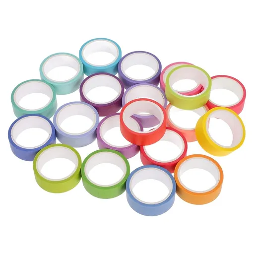 Thin Tape Rolls in Assorted Colors for Decorating Journals and DIY Art
