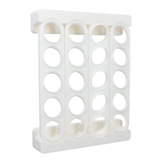 Coffee Pod Holder Storage Organizer Holds 20 Pods Coffee Capsule Display Rack for Kitchen Countertop Home Office Wall Mountable White