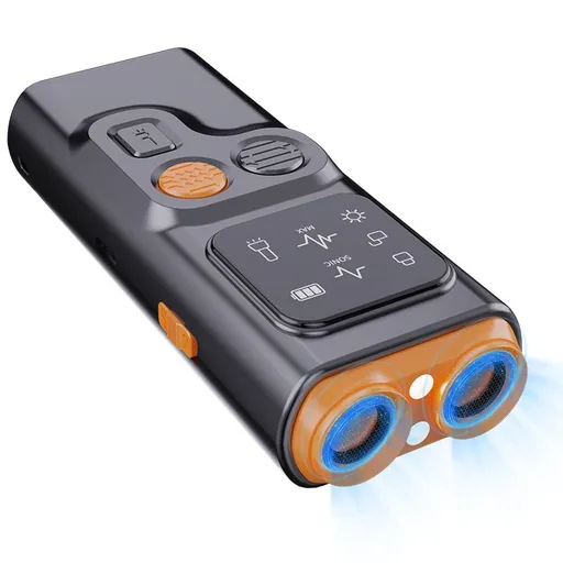 Dog Bark Deterrent Devices, Ultrasonic Anti Barking Device for Dogs Can Stop Bad Behavior, Portable Dog Training Device, with HD Display and LED Flashlight, No Need Yell Or Swat, Just Point to A Dog