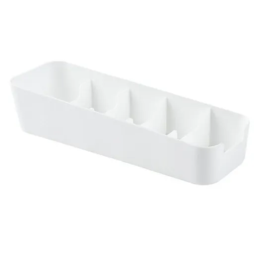 Underwear Drawer Organizer, Dividers Cloth Storage Box, Plastic Socks Storage Box Stackable Divided Underwear Organzier Box for Closet, Clothes Drawer Organizer for Underwear (5 Grid)