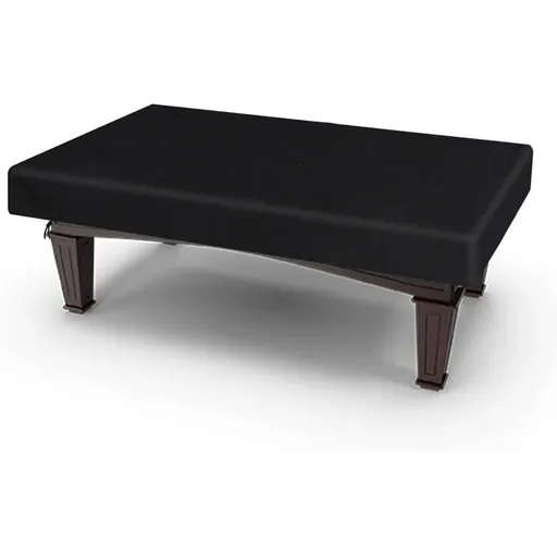 8 Feet Pool Table Cover, Waterproof & Dustproof 420D Oxford Cloth Billiard Pool Table Cover for Pool Table 8FT Fitted(Black)