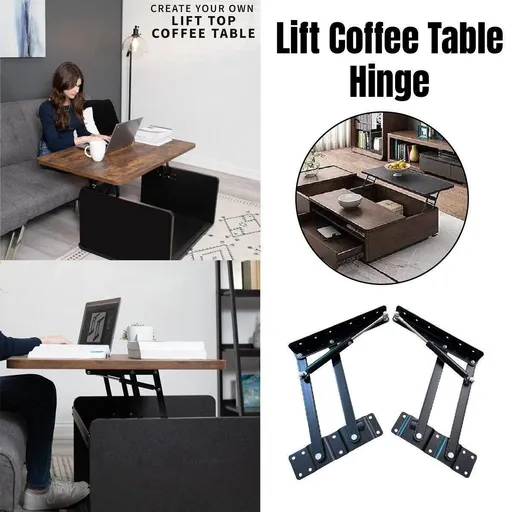 Coffee Table Hinge Lift Up Spring Mechanism for Furniture Hardware Replacement