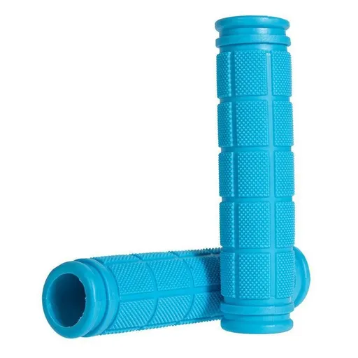 Rubber Grips For Bmx Mtb Cycle Road Mountain Bike Scooter Bicycle Handle Bar - Light Blue