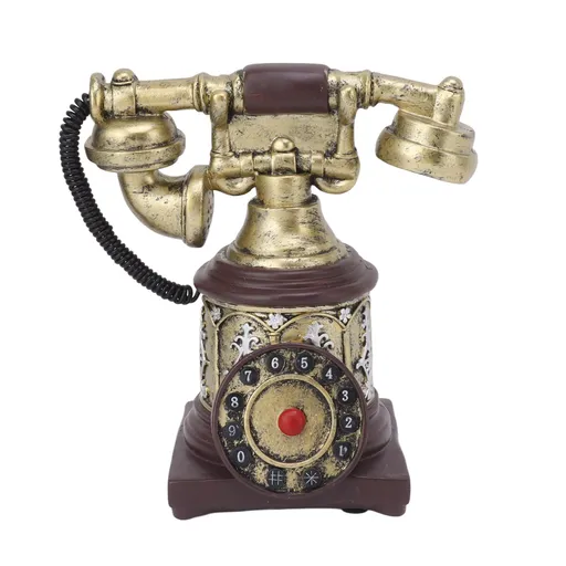 Hand Telephone Decoration Ingenious Vintage Landline Home Decorative for Home Coffee Shop -28