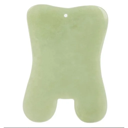 Gua Sha Facial Tool,Natural Jade Stone Guasha Board for SPA Acupuncture Therapy Trigger Point Treatment, Gua Sha Scraping Massage Tool