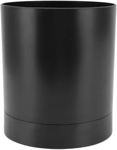 Kitchen utensil holder, large countertop kitchen utensil holder, 360-degree rotating simple chopsticks basket, kitchen cutlery holder with compartment design for home (black)