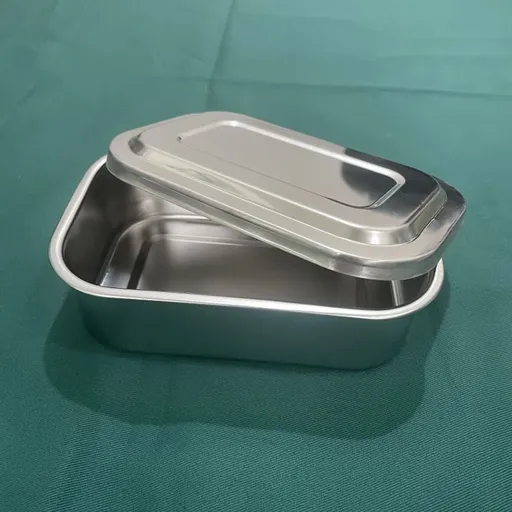 Jinbokang Stainless Steel Sterilization Box Surgical... 6 inch no hole [201 stainless steel]]