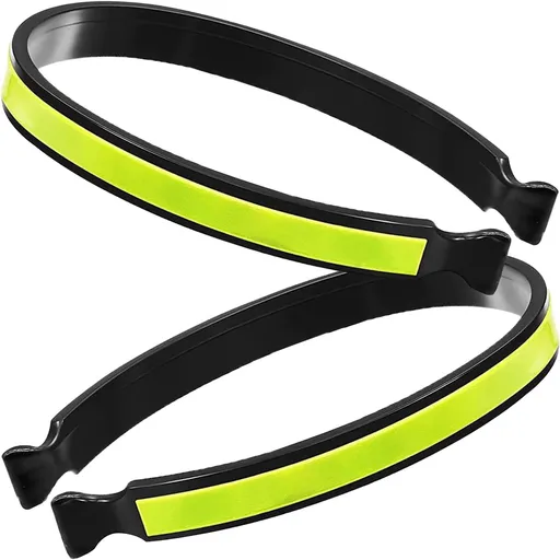 Driving reflective pants, clip clips, plastic drawstring pants, loop loops, bicycle riding safety equipment