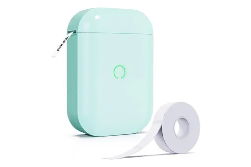 Wireless Bluetooth Label Maker Machine with Label Tape Mini Sticker Maker-Green