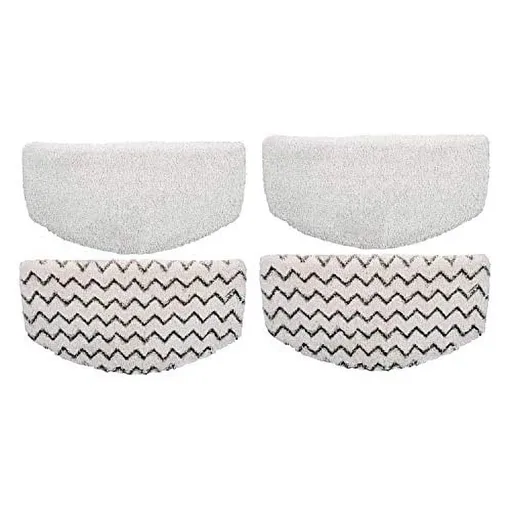 Steam Mop Pads 4 pcs for Steam Mop 1940 1440 1544 1806 2075 Series, Model 19402 19404 19408 19409 1940a 1940f 1940q 1940t 1940w B0006 B0017