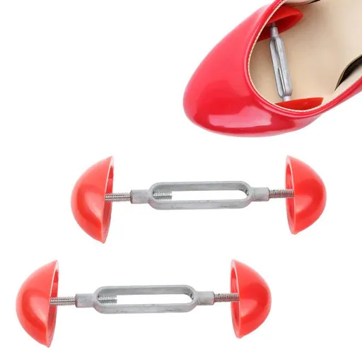 1 Pair Simple Plastic Shoe Tree High Heels Stereotypes Stretchers Shaper Expander Width Extender Adjustable Mini Shoe Trees