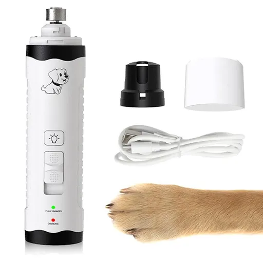 Electric Dog Nail Grinder - M3 Rechargeable Pet Nail Trimmer Grooming Tool