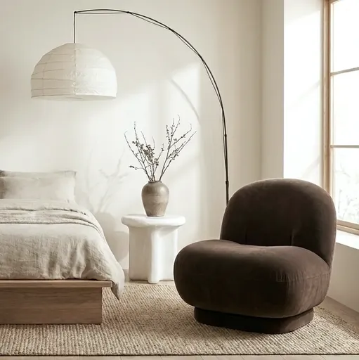Interior Ave - Cloud Swivel Occasional Chair - Espresso