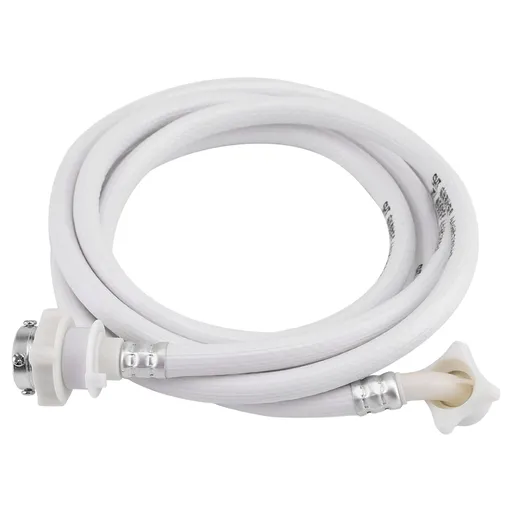 Washing Machine Water Inlet Hose Washer Pipe Tube Connector White Color Long Length 3m