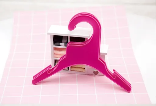 Pet Dog Clothes Hanger Shine Plastic Small 18CM rose clothes hanger Large-about 25CM long