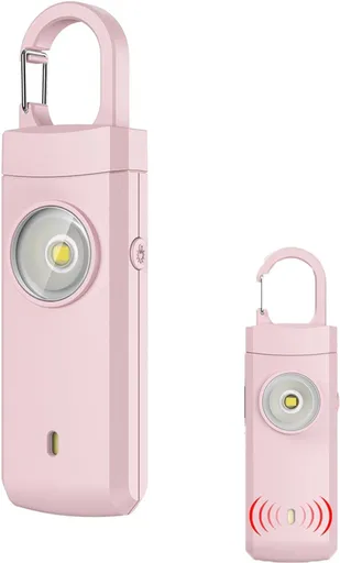 Personal Alarm - Powerful 130dB Sound and Flashing Light - Personal Security Alarm - Self-Defense Keychain - Personal Protection - Emergency Signal - Senior Alarm - Portable Security Alarm