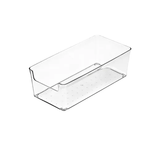 Drawer Storage Trays Durable Transparent Plastic Drawer Storage Divid Box for Kitchen Small Rectangle Box