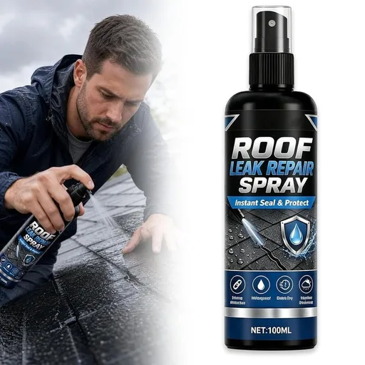 Powerful Waterproof Leak Repair Spray, Strong Adhesion Waterproof Leak Repair Spray, Quick-Dry Sealant for Roof Pipe Cracks, Household Repair Coating