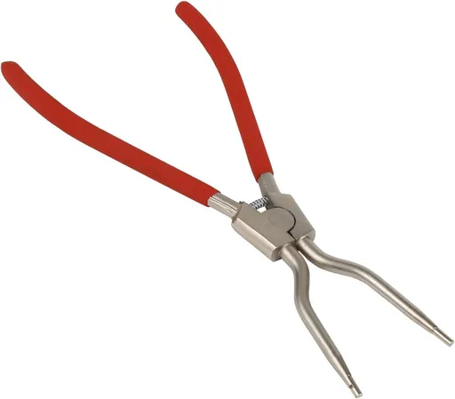 Disassemble and assemble the rubber ring position of the drum washing machine door, clamp spring pliers, spring stopper ring, disassemble, clean and repair