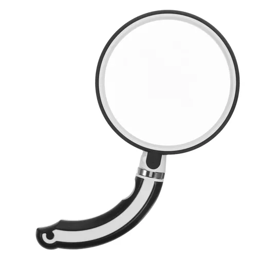 Folding Rotating Handheld Magnifying Glass 3.5X High-Definition Glass Magnifying Glass is Suitable for The Elderly