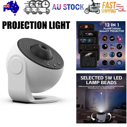 13in1 Galaxy Starry Sky Projector Night Light Rotating LED Planetarium Star Lamp