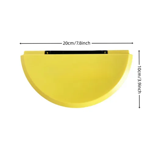 BPA-Free Wrap Crimper Toastie Maker, Plastic Sealer for Hot and Cold Filled Wraps, Snacks, Lunches and Family Food Prep, Black and Yellow