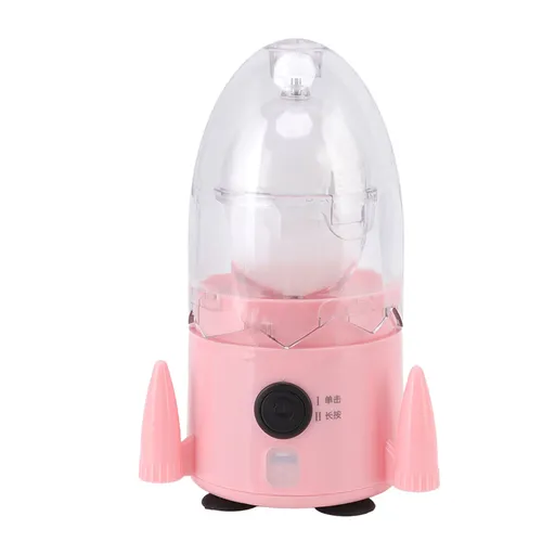 Egg Spinner Rechargeable Silicone Bottom Food Grade ABS Material Golden Egg Shakers for Home 15W 5V Pink