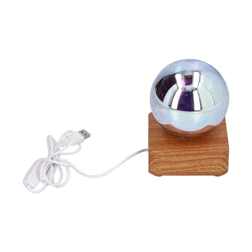 LED Night Light RGB Projection Lamp Glass Ball USB Interface Table Decoration 91 x 91 x 125mm