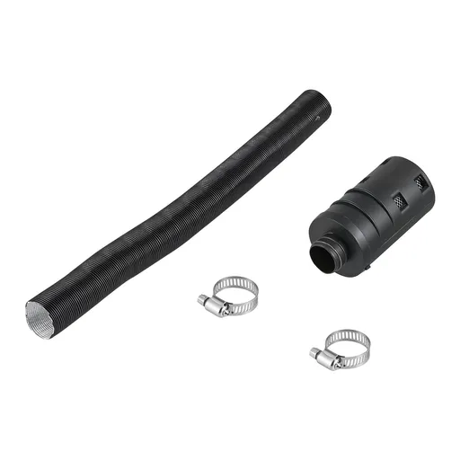 Diesel Heater Intake Pipe Kit, 25mm Car Air Parking Heater Ducting Pipe Hose Tube, Stretchable & Bendable Car Air Intake Filter Silencer Hose Pipes Kit with Clamps for 2KW 5KW 8KW Diesel Heaters