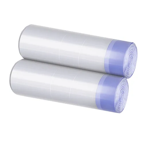 13 Gallon Drawstring Trash Bags HDPE Scented Strong Disposable Small Garbage Bags for Kitchen Bathroom Bedroom Office 60pcs
