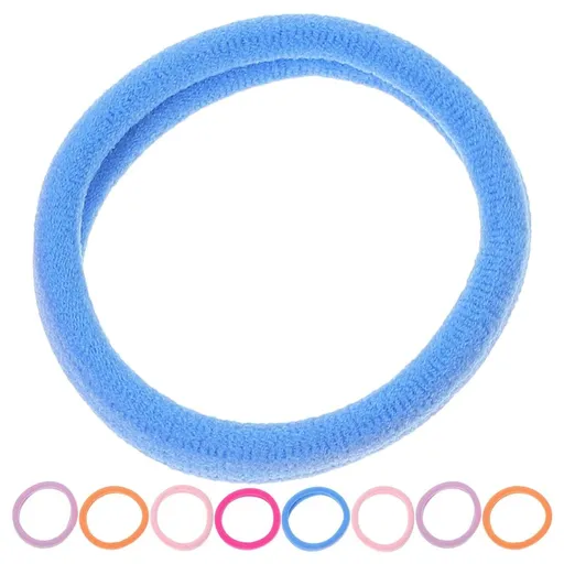 20-Pack Elastic Hair Ties with Wool Fabric, Assorted Colors, Stretchy Hair Accessories for Women and Girls