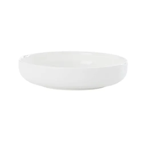Pasta plate, 8-inch soup plate, pasta plate, soup plate, cream white porcelain salad plate, serving plate, suitable for pasta, soup and salad, pasta bowl, soup bowl, large bowl