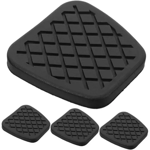 4, Piece Anti-Interior Protection Easy and Replacement Slip Rubber Car Pedal Covers for Clutch and Brake