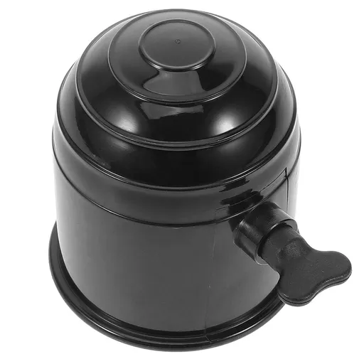 Black Plastic Hitch Ball Cover Trailer Towing Accessory Durable Weatherproof Protector